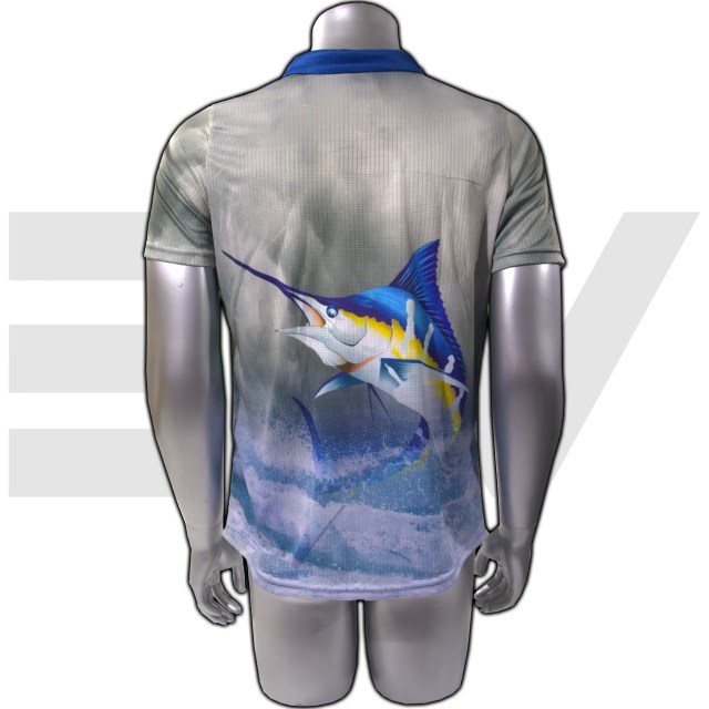 SS Half Zip - Back
